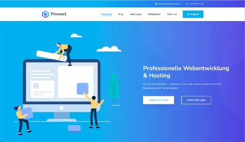 Prowect / Professionelle Webentwicklung, Design und Hosting